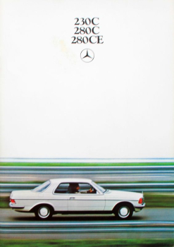 Mercedes-Benz 230 C - 280 CE Modelprogram 1977 Carbrochure (8916)